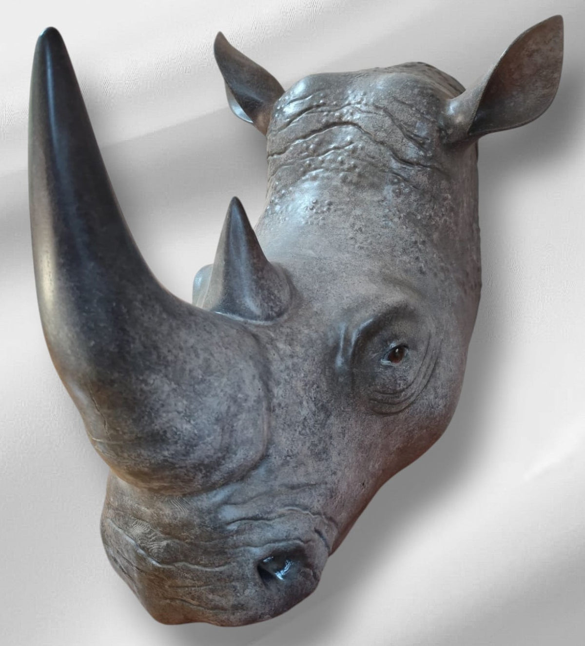 Statue tête de Rhinoceros