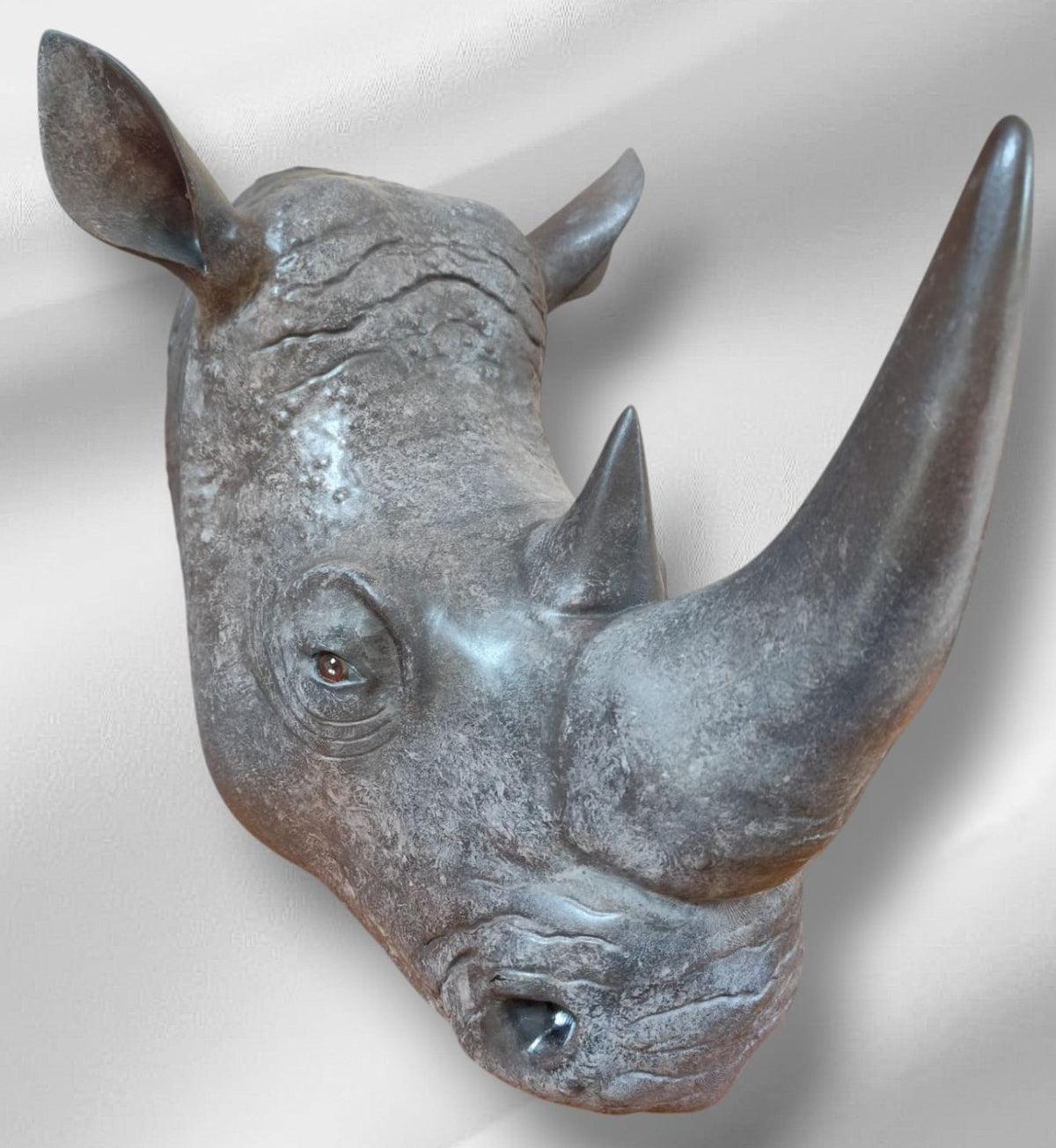 Statue tête de Rhinoceros