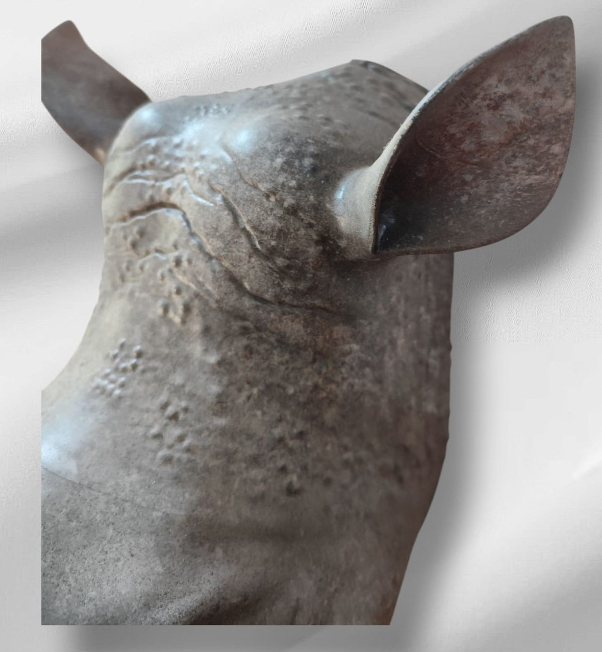 Statue tête de Rhinoceros