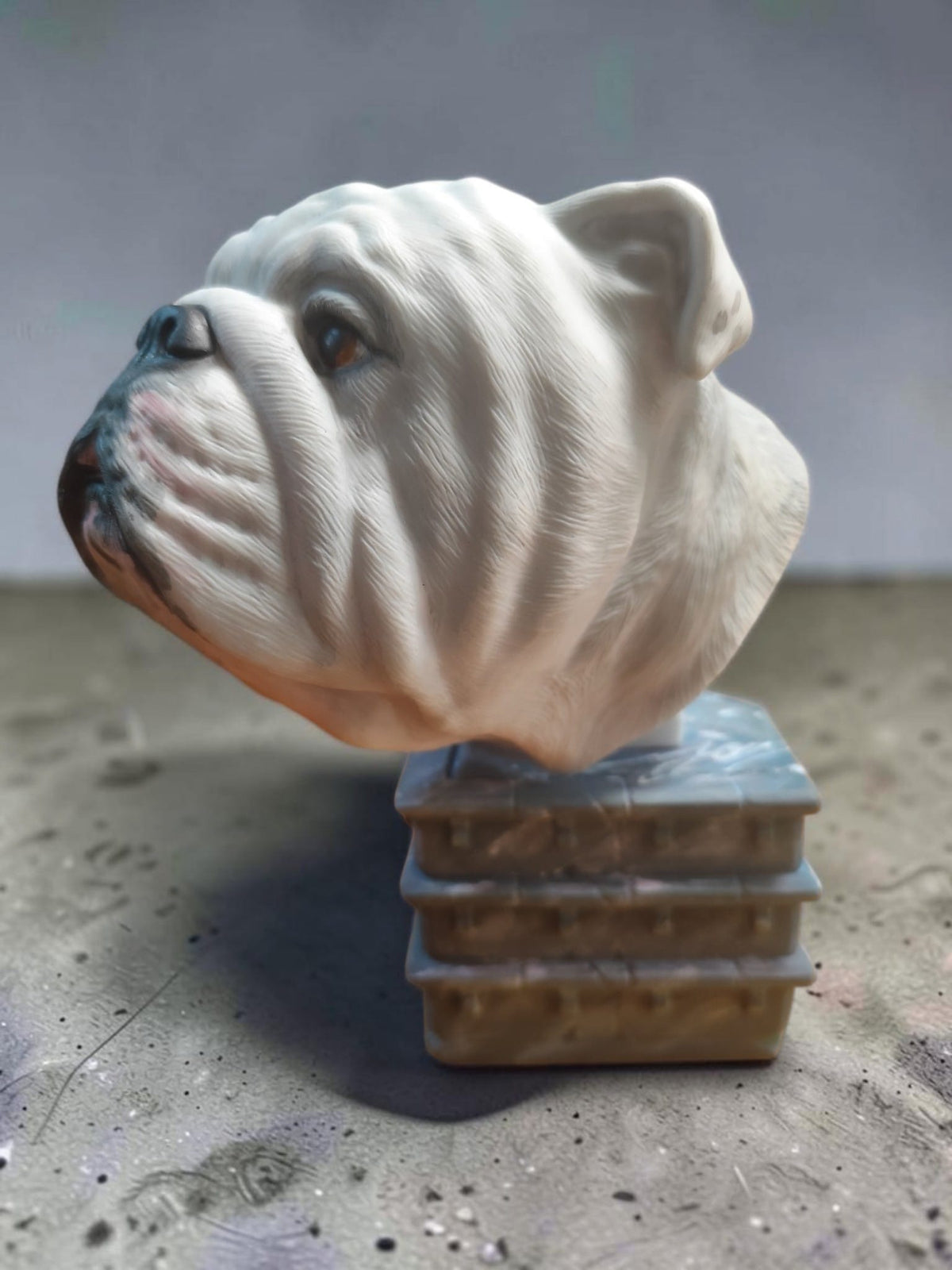 English Bulldog urn