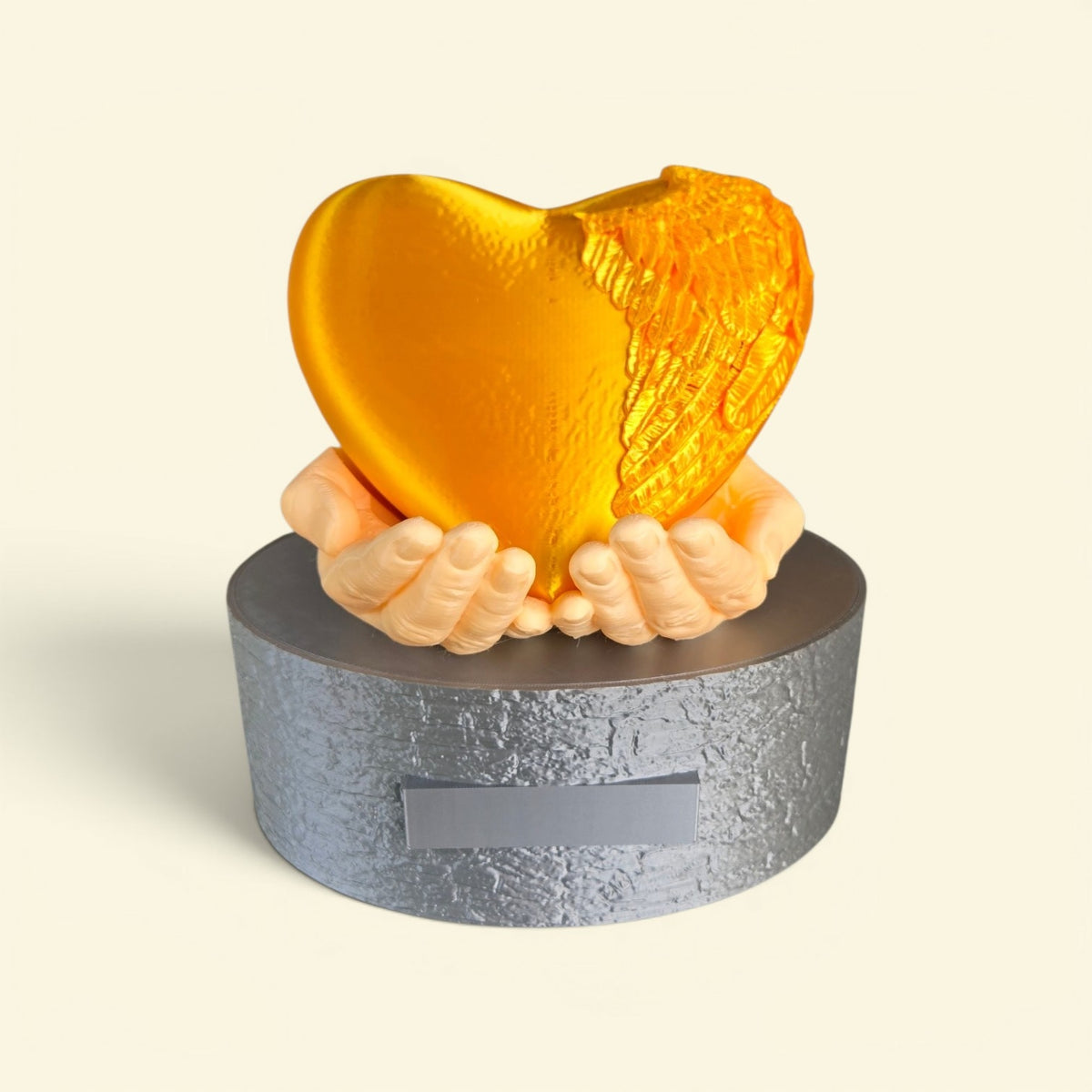 Urne coeur avec aile