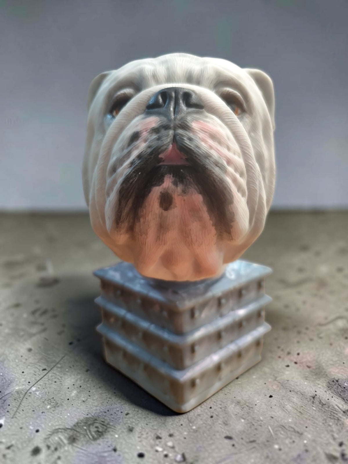 English Bulldog urn